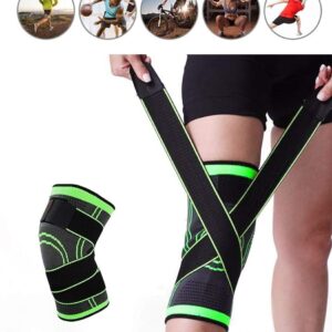 Rodillera elástica para sujeción y protección muscular